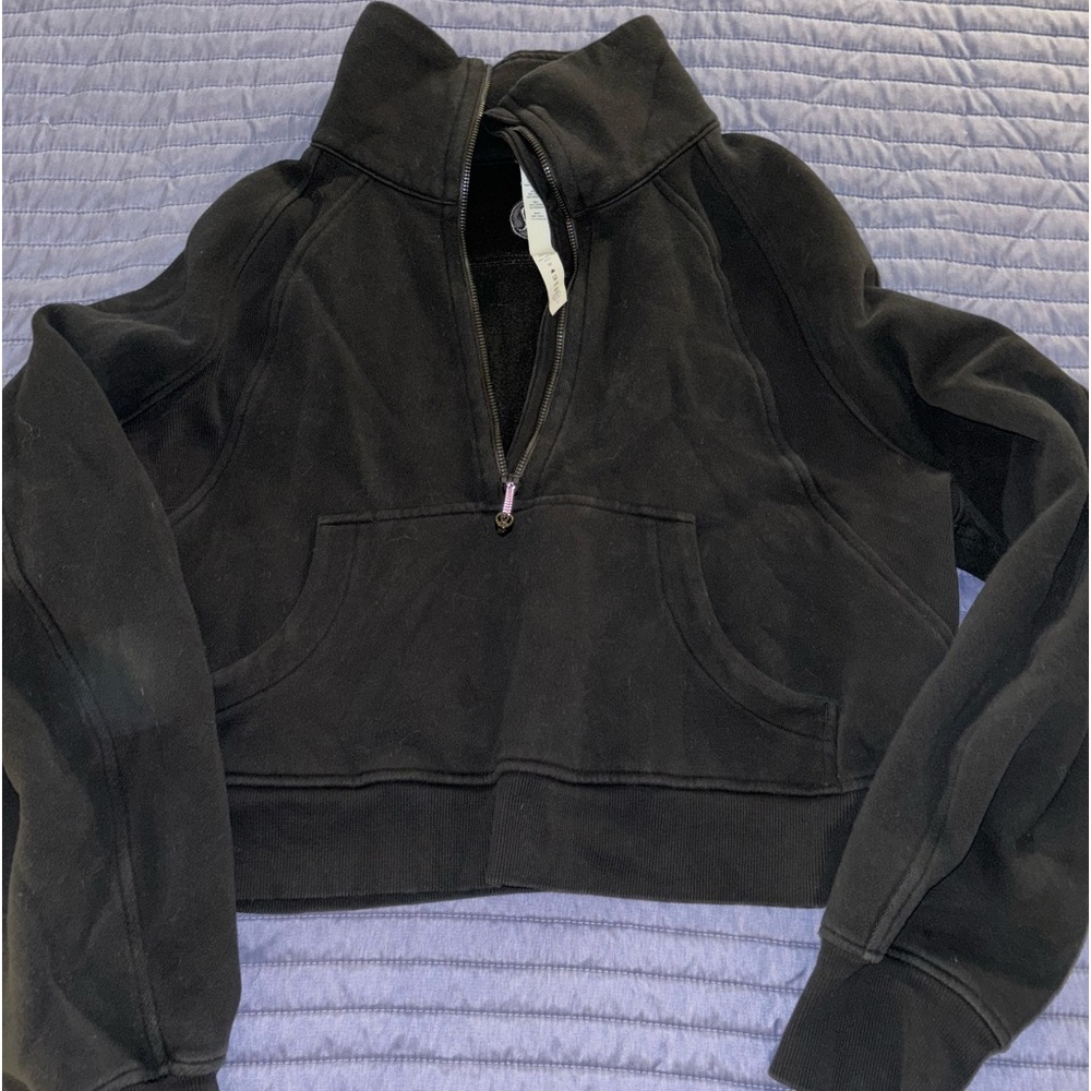 Scuba Oversized Funnel-Neck Half Zip